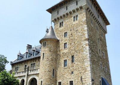 Vue générale du château de Villy