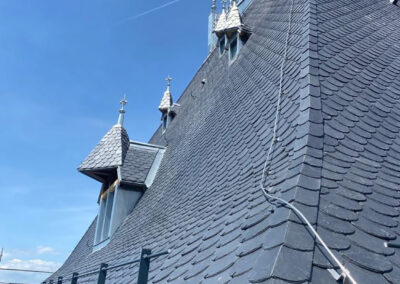 Toit du château de Villy